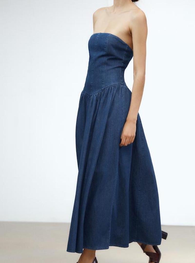 vestiti-zara-primavera-2025-denim-lungo