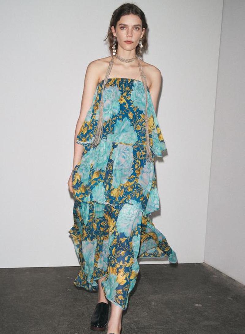 vestiti-zara-primavera-2025-stampa-midi
