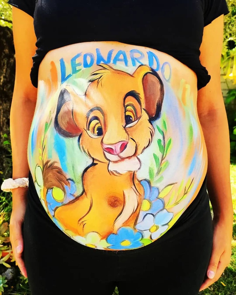 belly-painting-simba