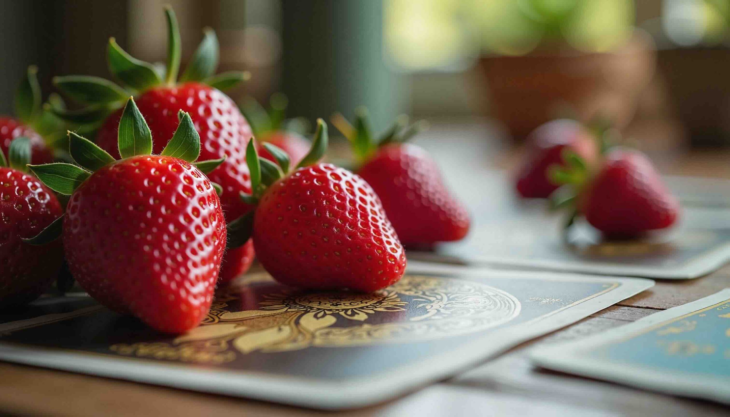 carte-tarocchi-tavolo-fragole