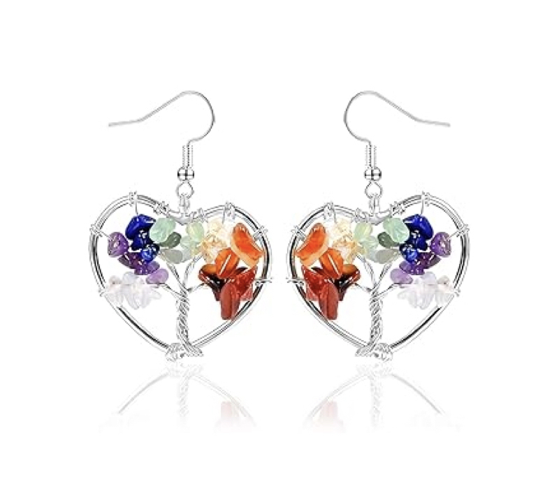 orecchini-pietre-colorate-albero-vita