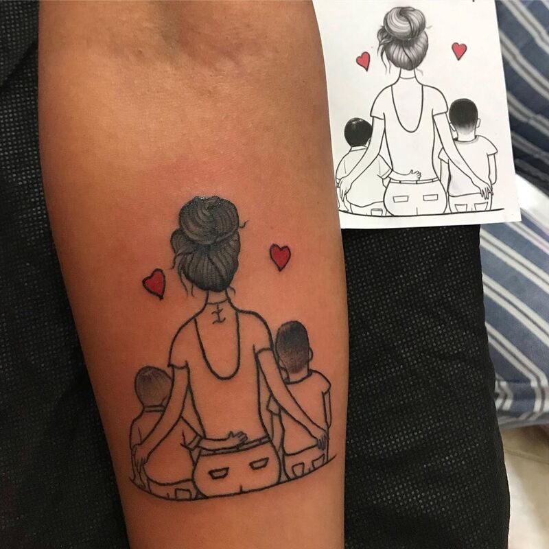 tatuaggi-mamme-due-figli