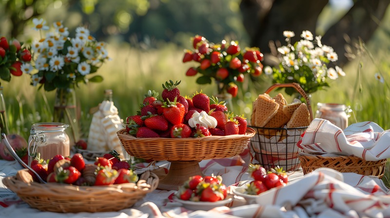 centrotavola-fragole-pic-nic