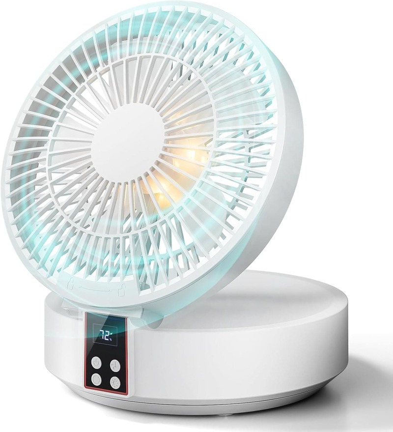 prodotti-casa-giugno-2025-XUEYUWEN-Ventilatore-Telecomando-Ricaricabile-Oscillazione