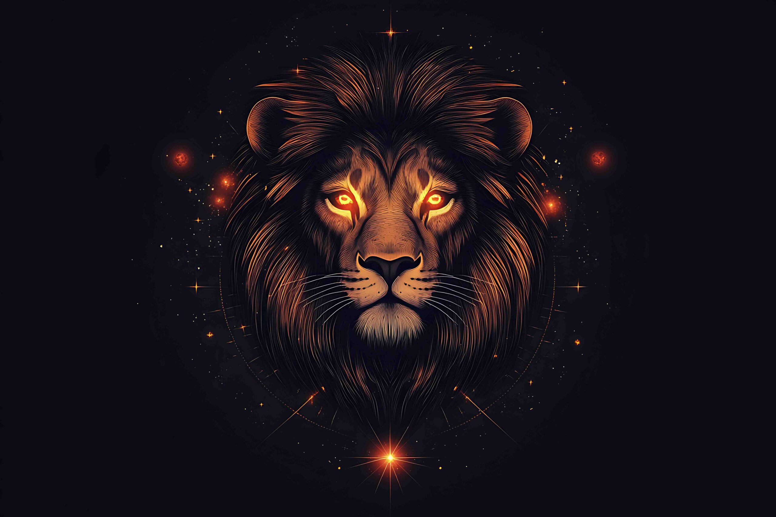 segno-zodiacale-leone-illustrazione