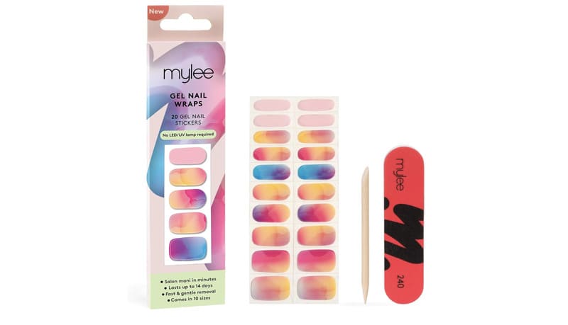 unghie-semplici-estate-2025-Mylee-Wraps-Sunset-Boulevard