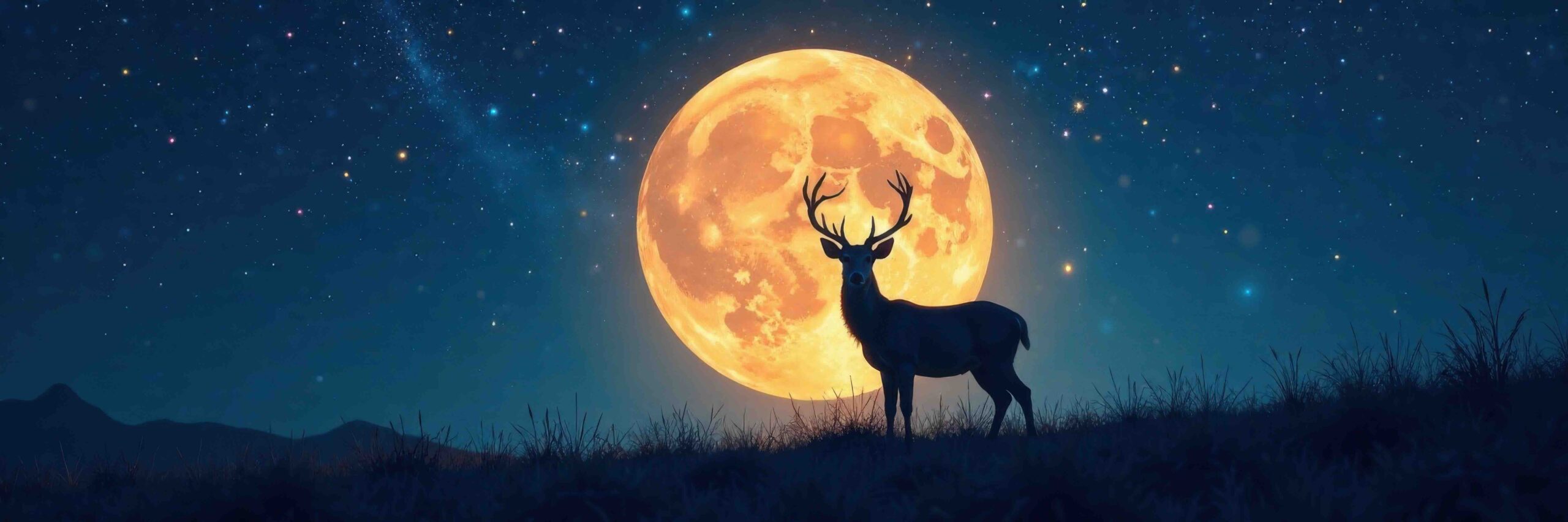 luna-piena-cervo-cielo-illustrazione