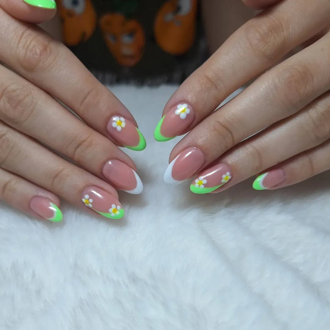 smalto-verde-fluo-french-sandratopnails