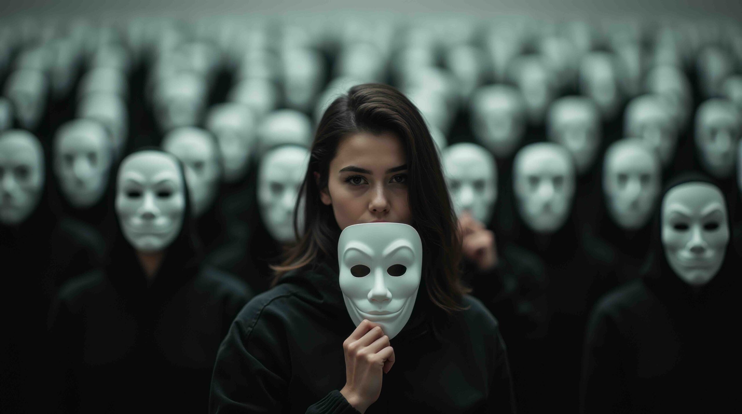 donna-con-maschera-bianca-persone-maschere-nascondere-emozioni