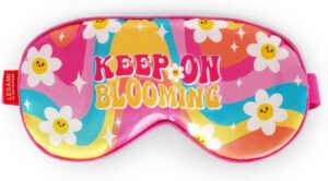 2 Maschere Per Dormire Per Bambini In Cotone E Seta Con Custodia - Blocco Luce Regolabile Grigio E Rosa - 2
