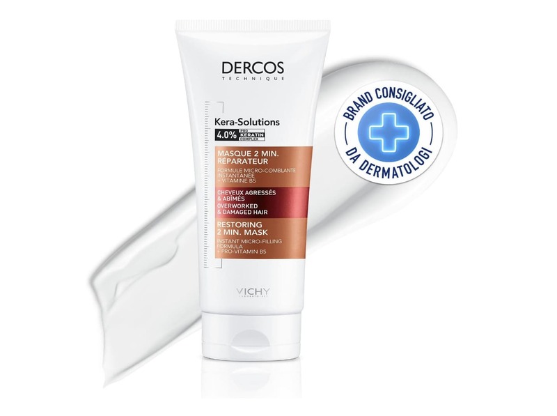 ogni-quanto-lavare-capelli-in-estate-vichy-Dercos-Kera-Solutions-Maschera-Riparatrice