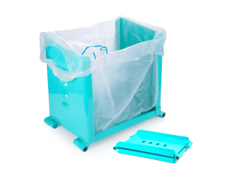 picnic-in-spiaggia-Auktransceler-porta-sacchetti-spazzatura-pieghevole