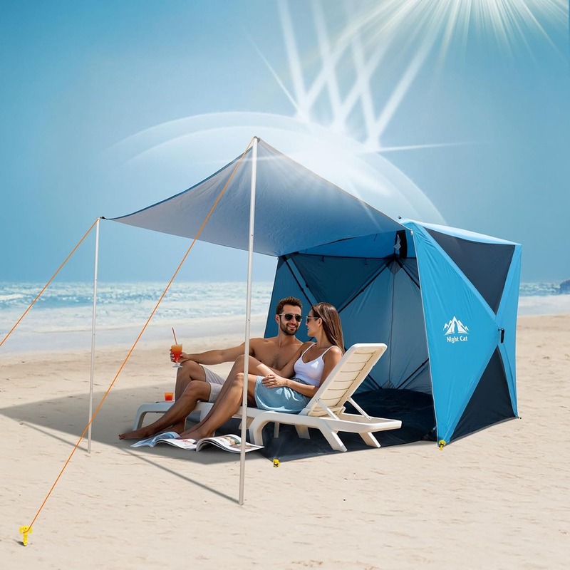 picnic-in-spiaggia-Night-Cat-Tenda-Spiaggia-Pop-up
