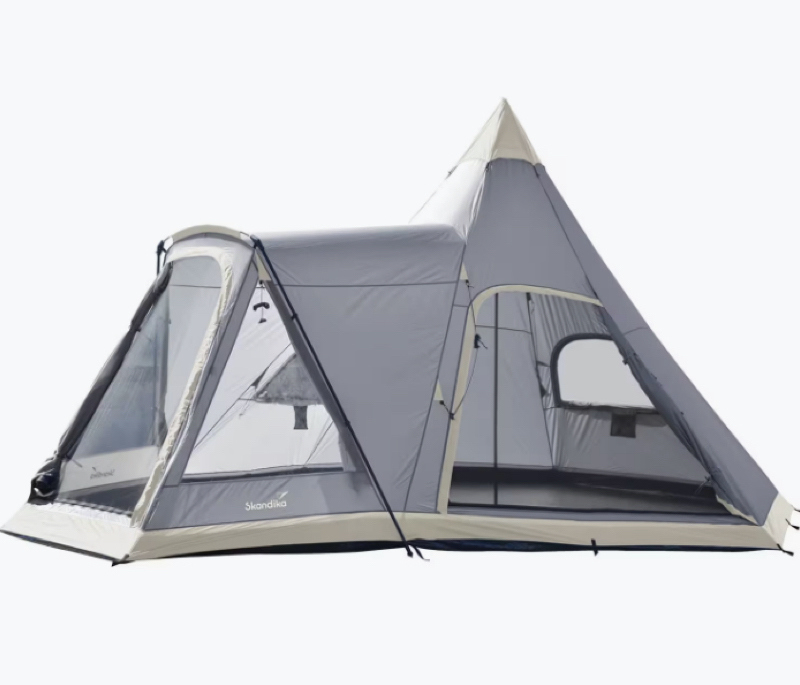 tenda-campeggio-grigia