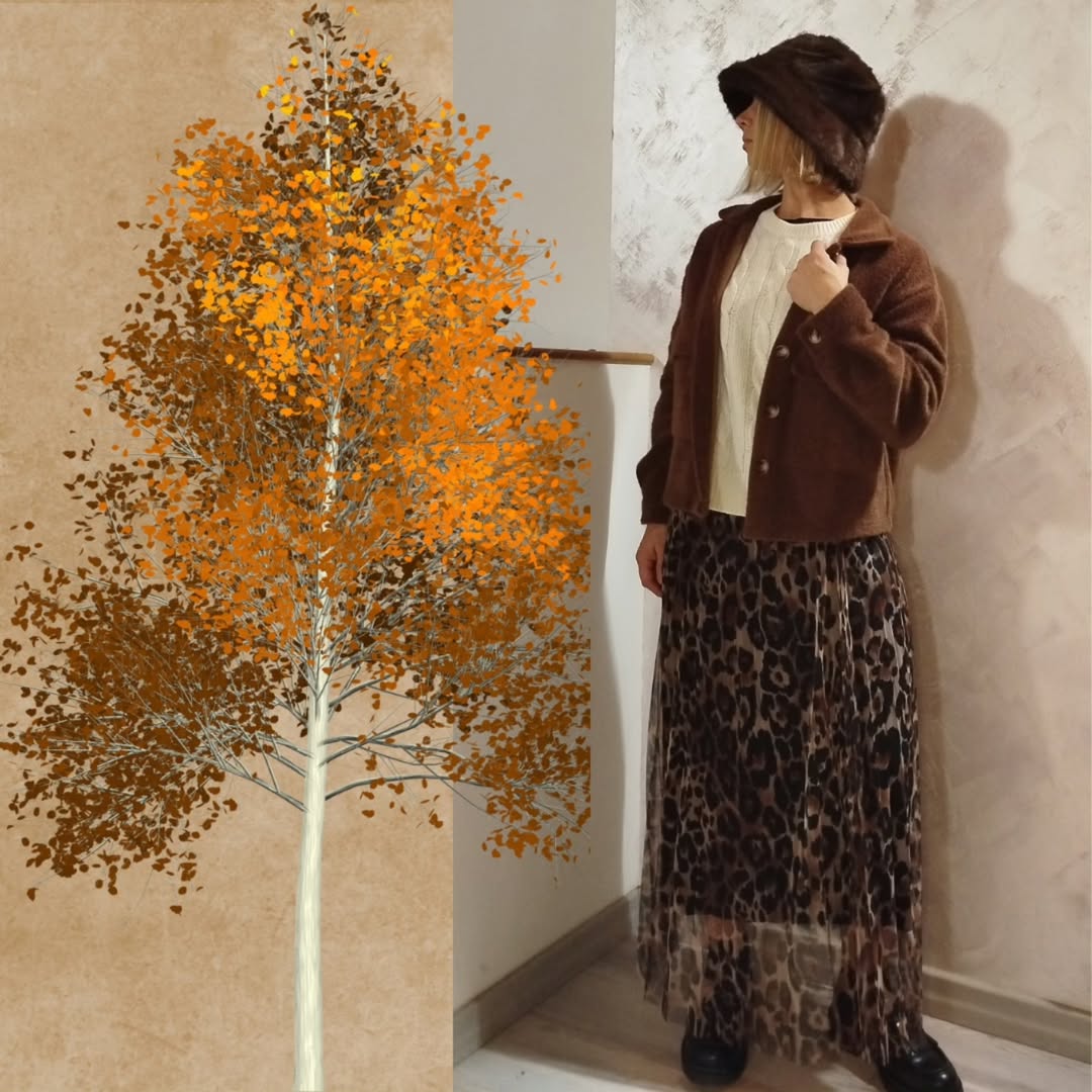 come-indossare-marrone-cioccolato-maculato