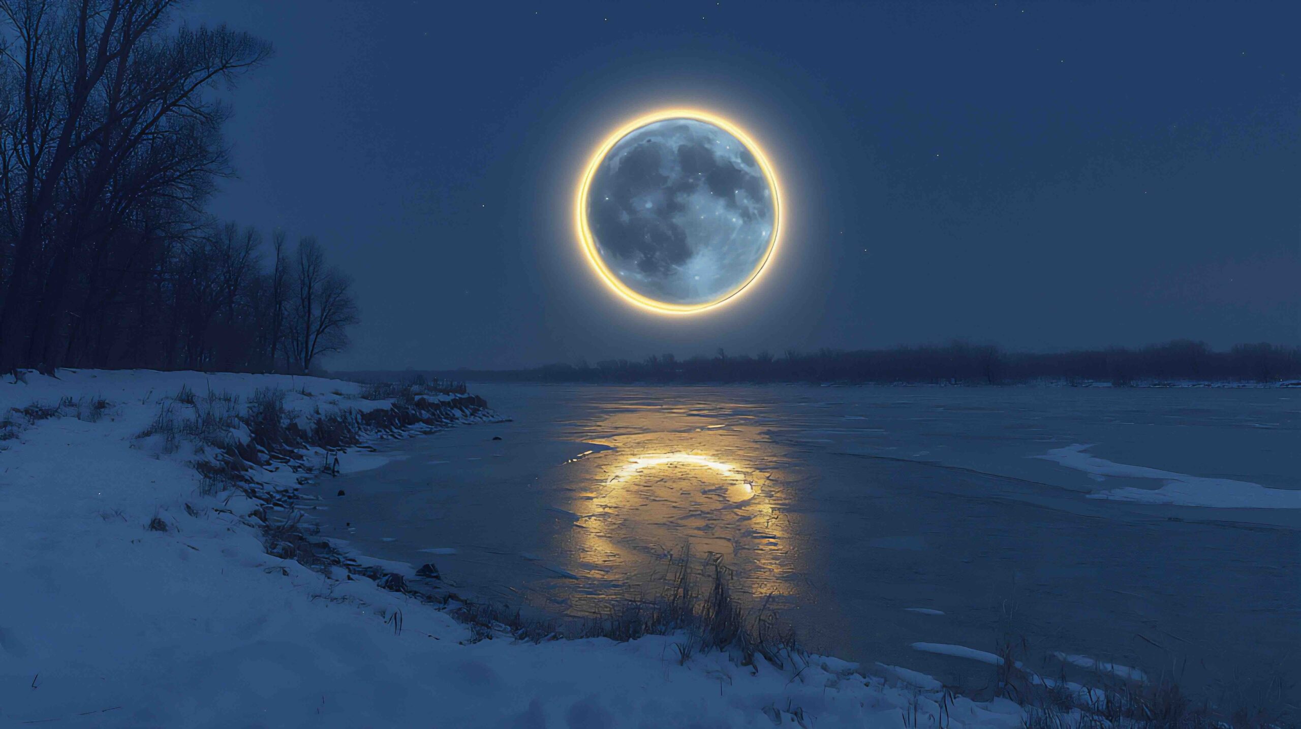 luna-piena-com-eclissi-di-luna-spiaggia