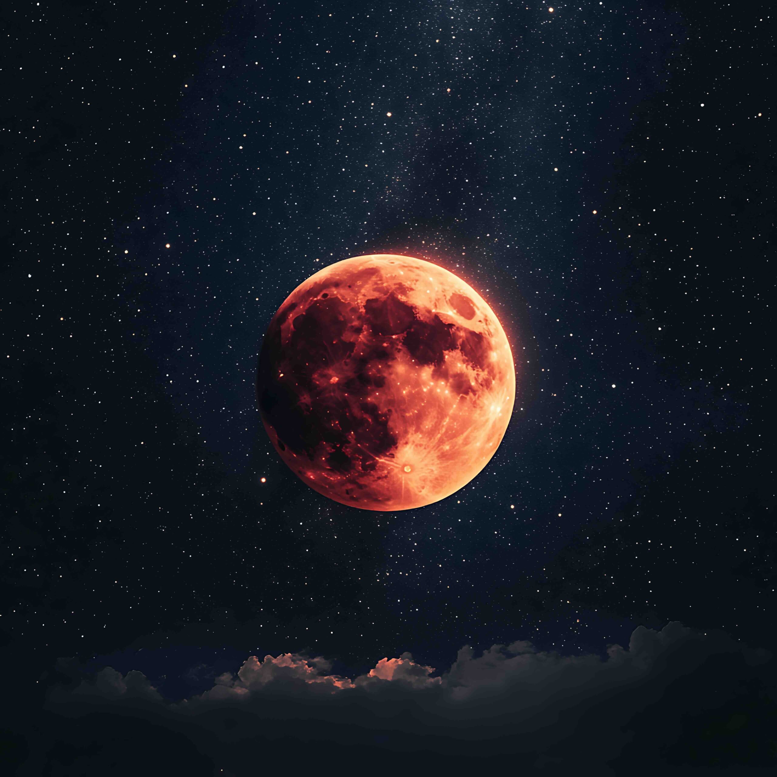 luna-piena-rossa-eclissi-lunare-stelle-nuvole