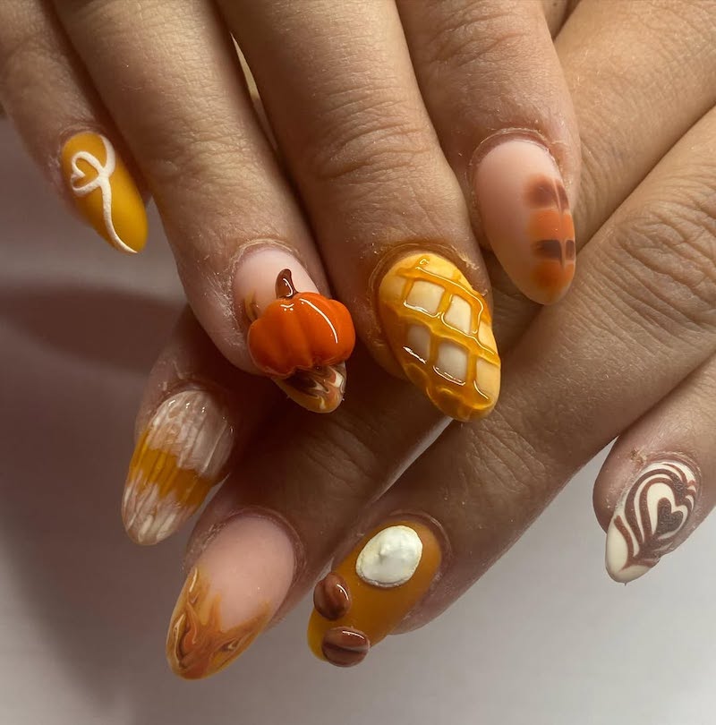 pumpkin-spice-latte-nails-3d