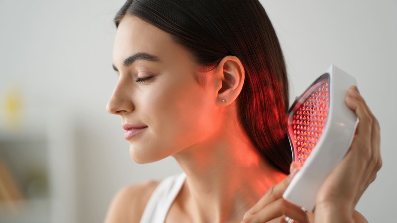 rinforzare-cuoio-capelluto-dopo-estate-led-rosso