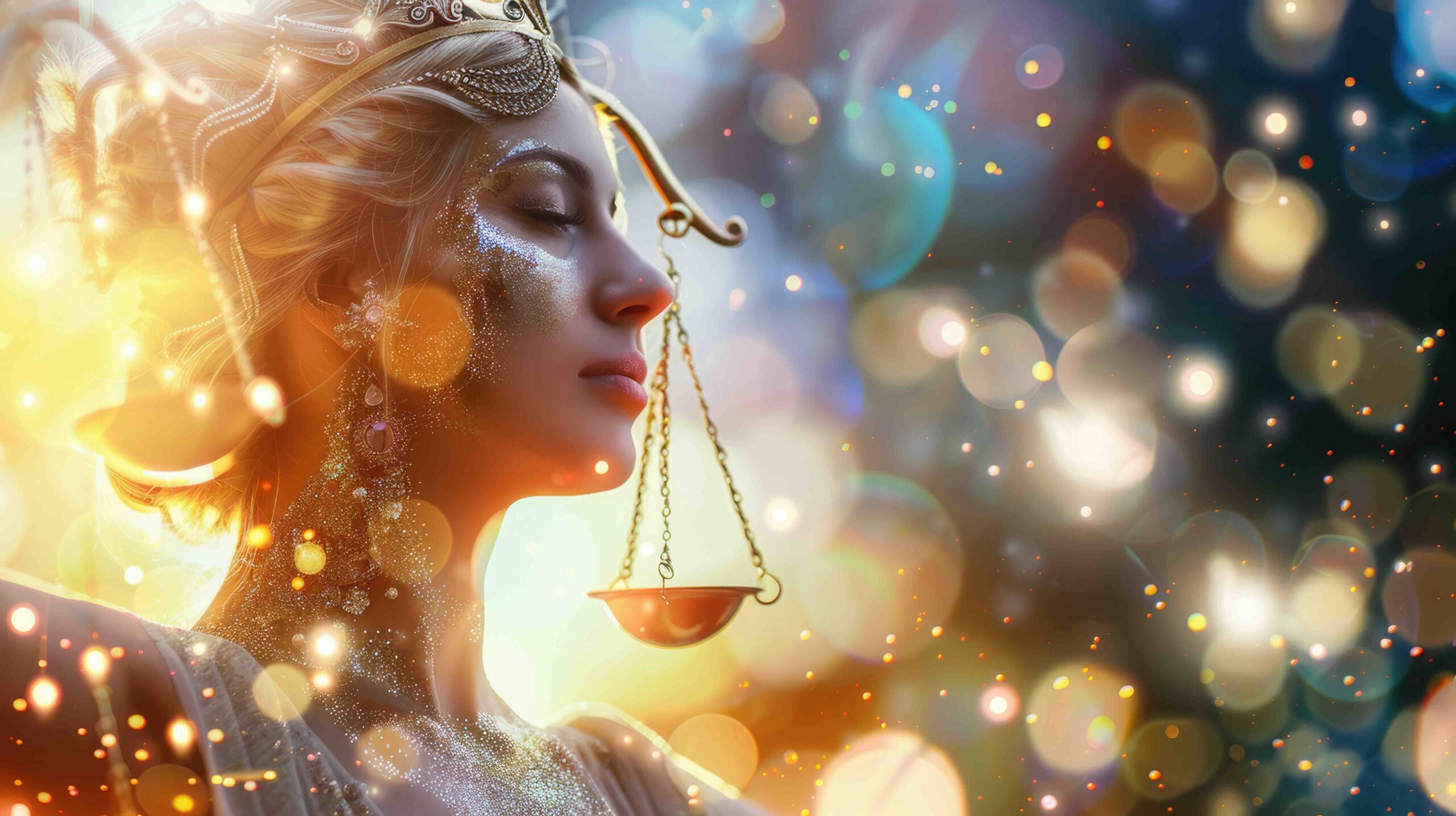 segno-zodiacale-bilancia-donna-oro-raffigurazione