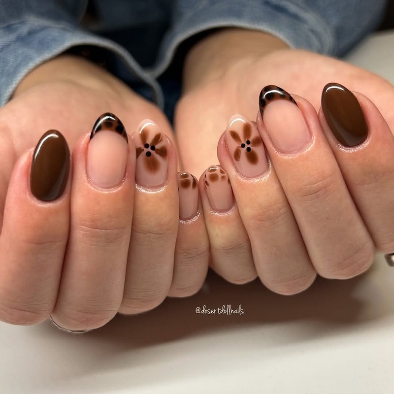 unghie-gel-autunno-2025-marroni