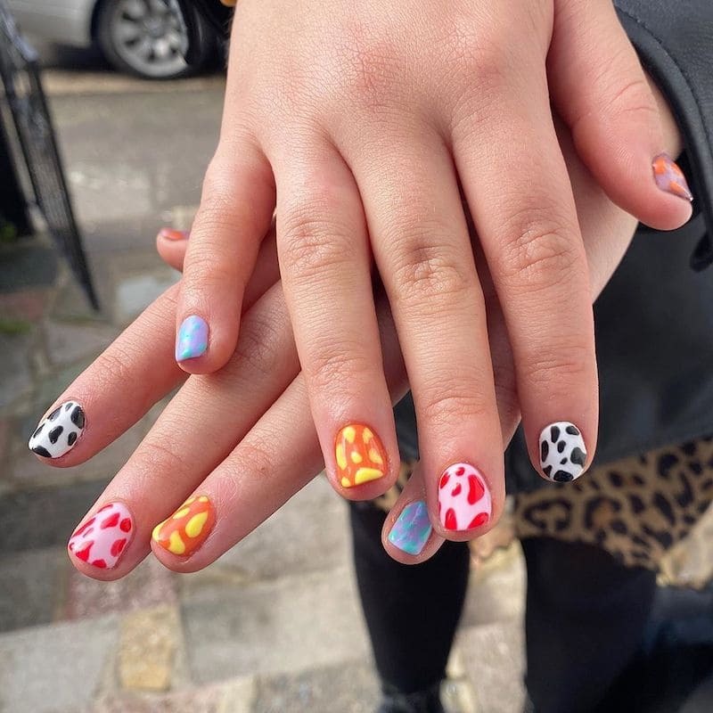 cow-nails-multicolor