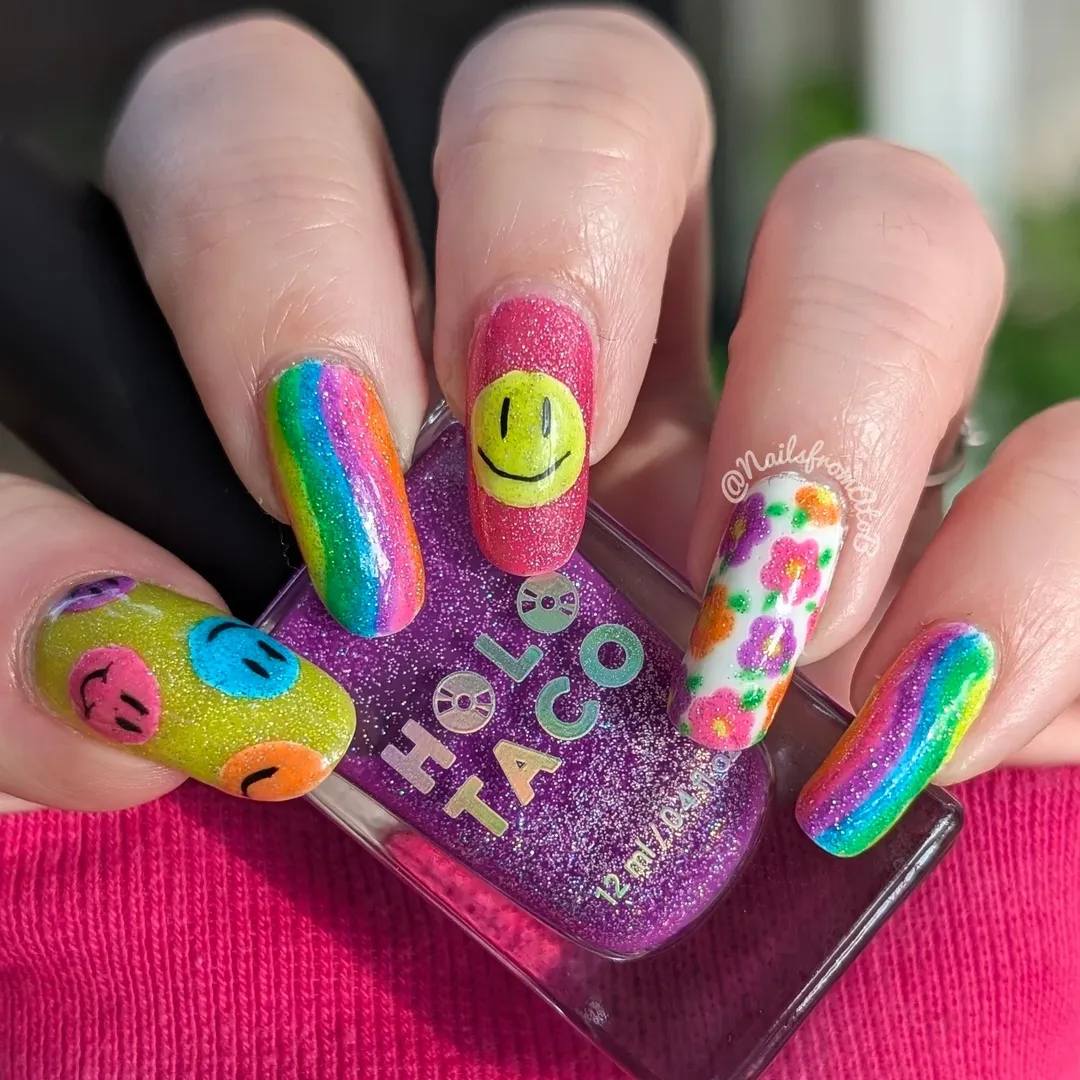 nail-art-anni-90-autunno-2025-smile