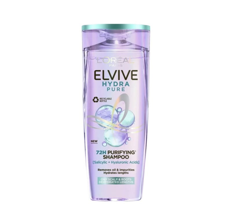 shampoo-con-acido-salicilico-l-oreal-paris-elvive-hydra-pure-72h-purifying-shampoo