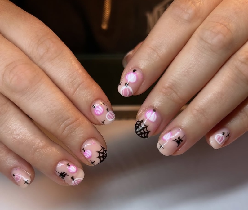 unghie-halloween-manicure-unghie-corte