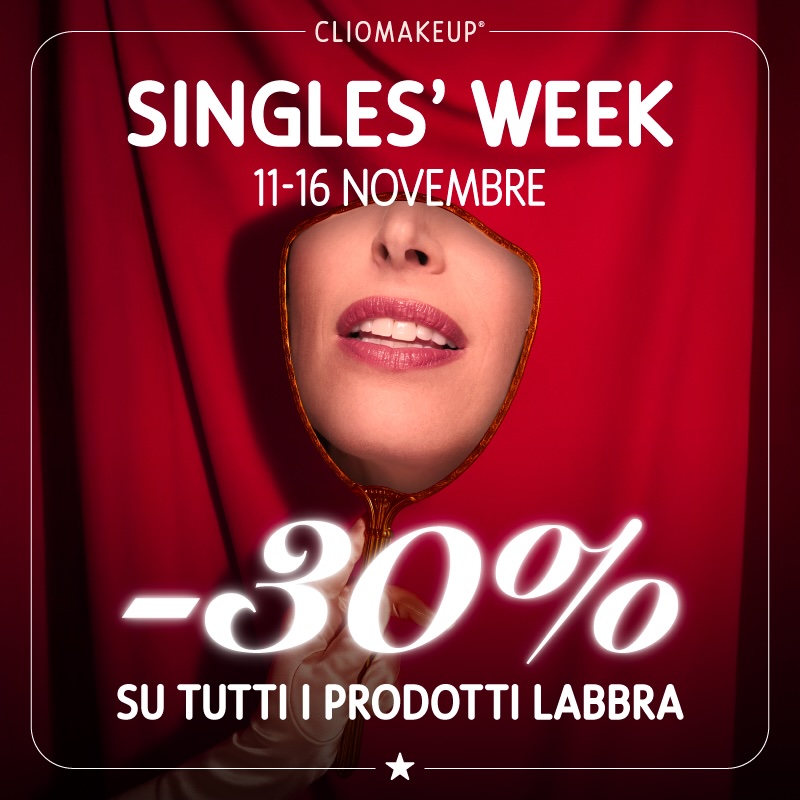 cliomakeup-singles-week-2025-sconto