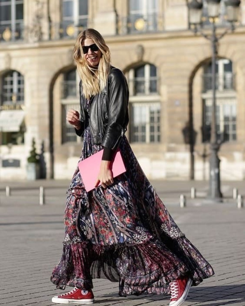 come-abbinare-converse-abito