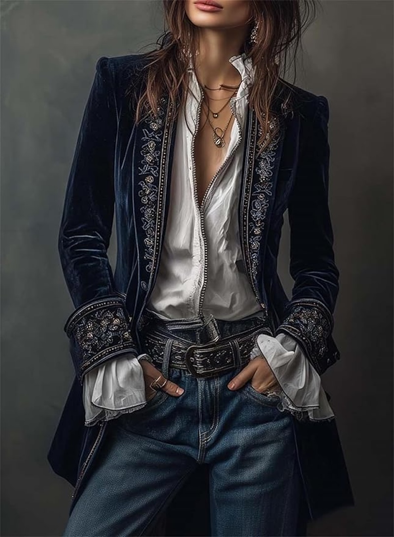 giacca-velluto-donna-ricamato-generish