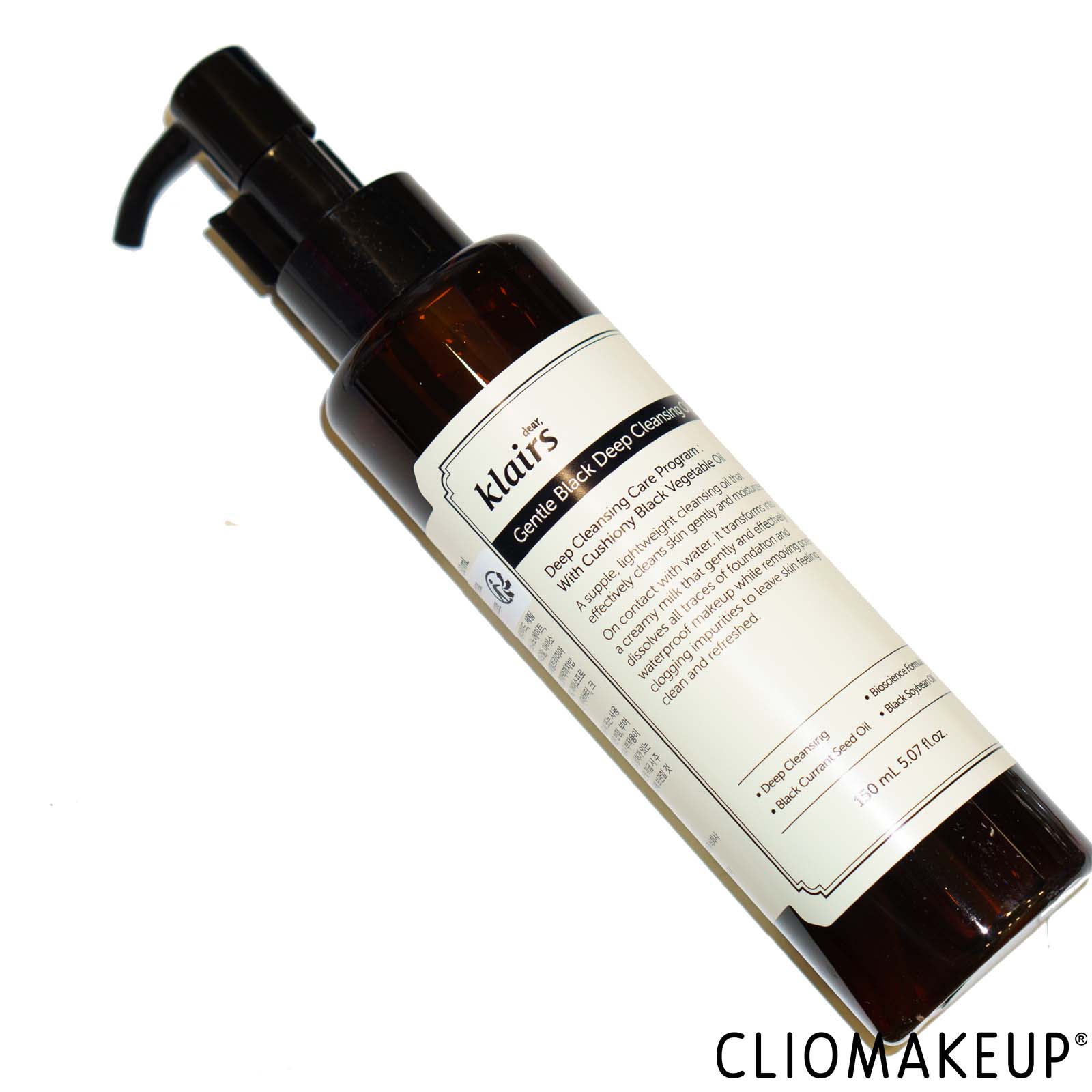 recensione-struccante-klairs-gentle-black-deep-cleansing-oil-pack