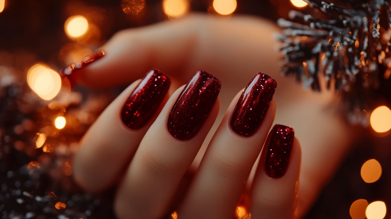 smalto-rosso-glitter-natale