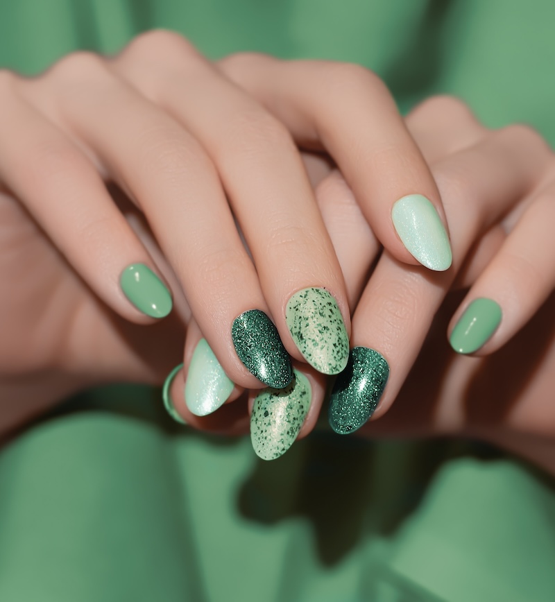 smalto-verde-glitter-devmarya