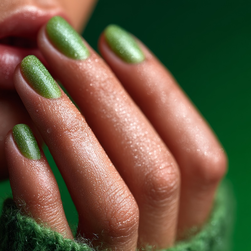 smalto-verde-glitter- racesy