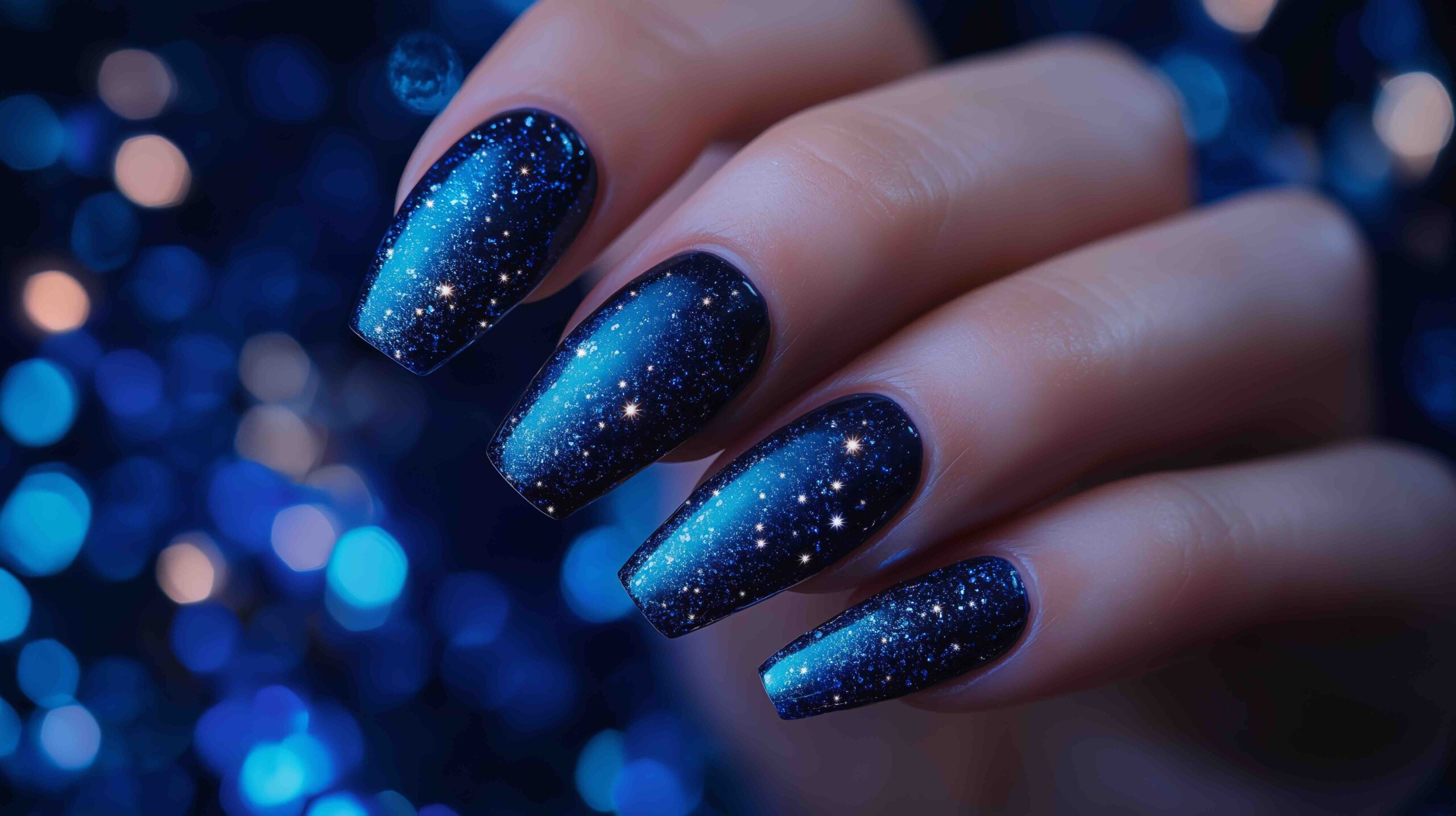 unghie-natalizie-lunghe-cielo-stellato