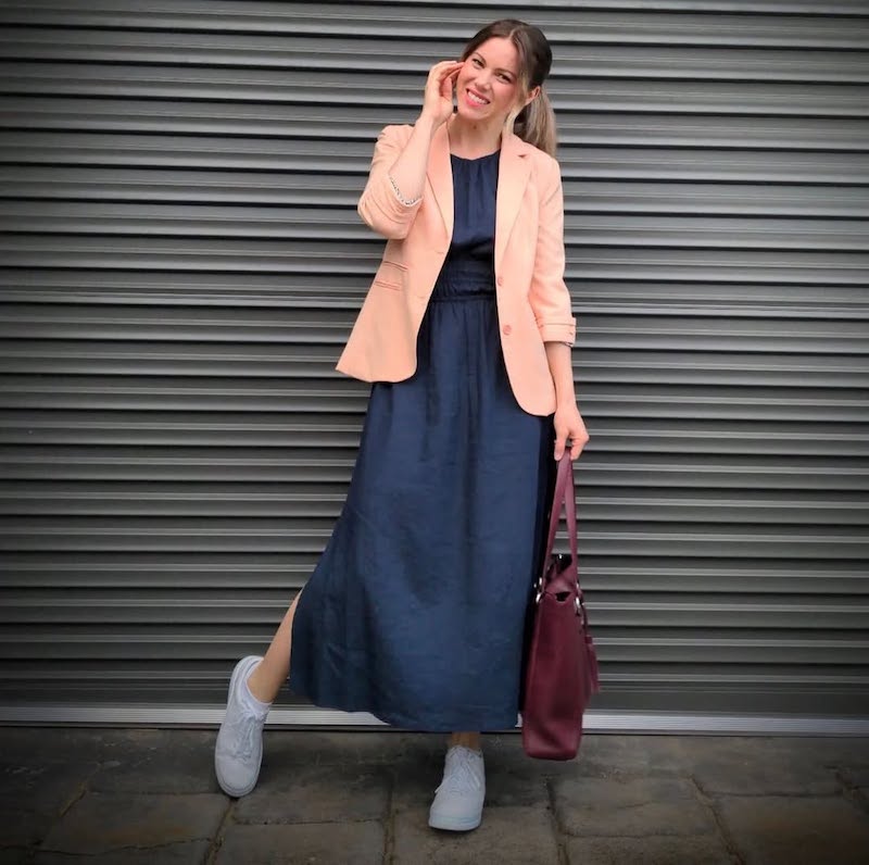 come-abbinare-giacca-e-abito-lungo