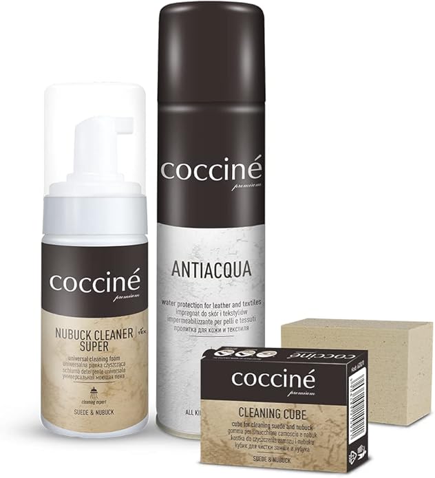 come-pulire-camoscio-kit-coccine