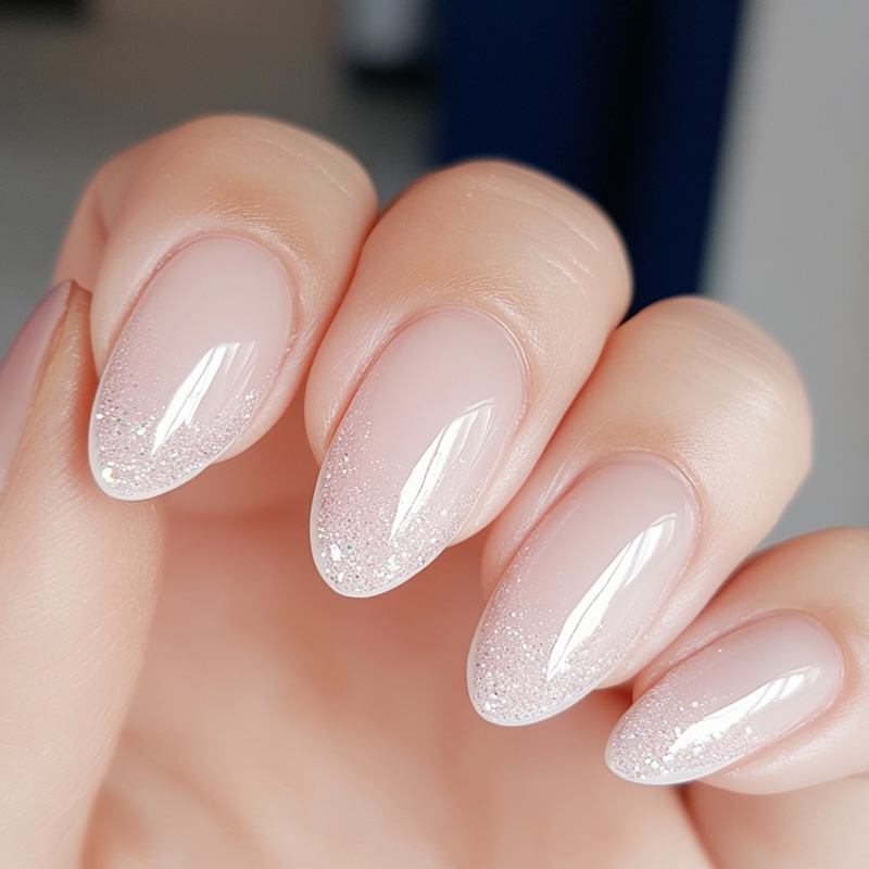 unghie-bianco-latte-brillantini-Sophie