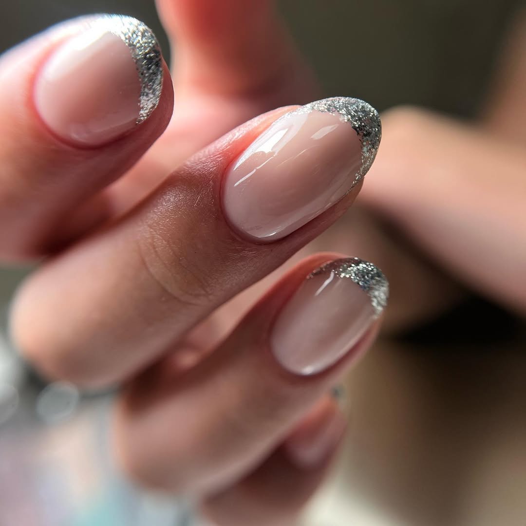 smalto-argento-glitter-micro-french