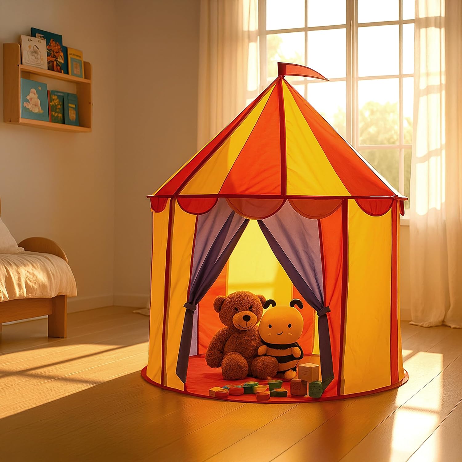 stanza-bambini-circo-tenda-gioco