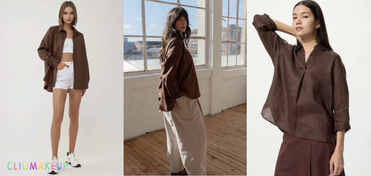 camicia-di-lino-marrone-foto