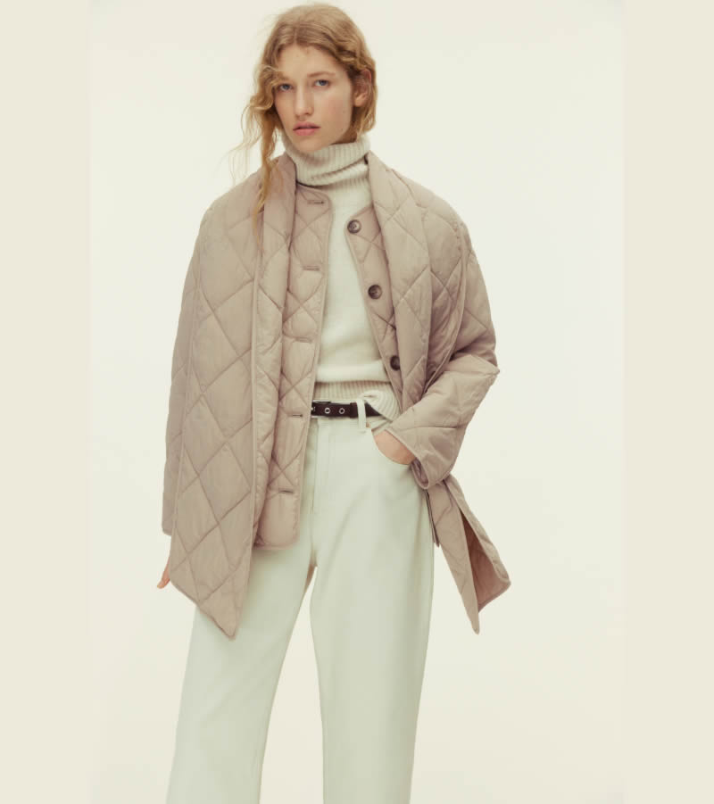 giacca-trapuntata-sciarpa