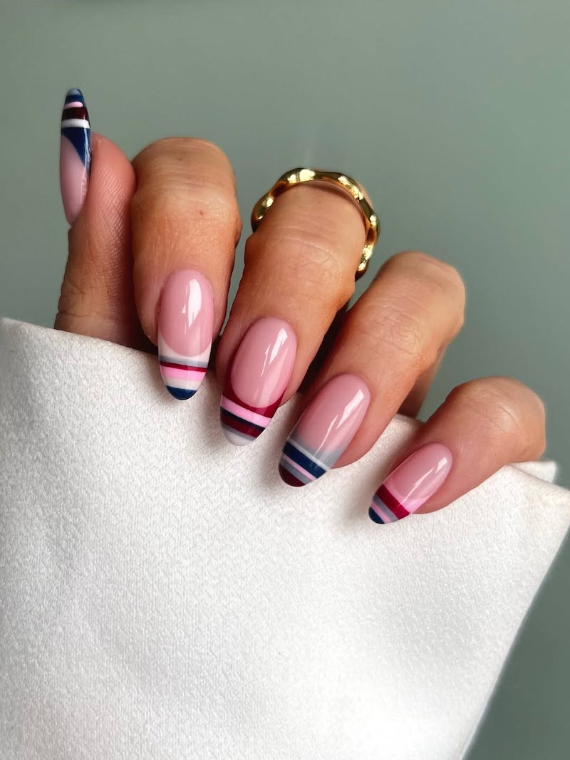 striped-nails-french