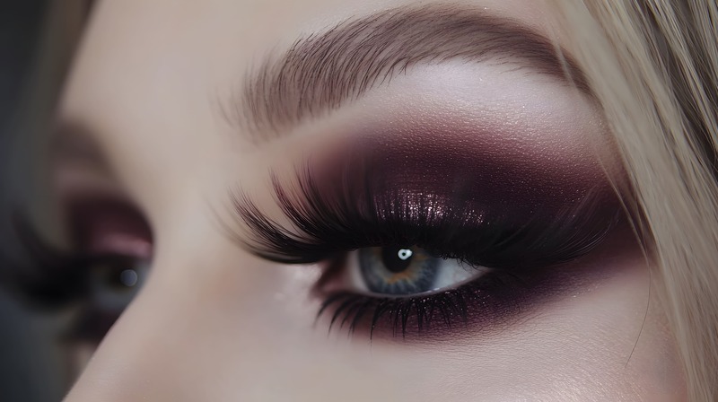 trucco-occhi-nero-rosa