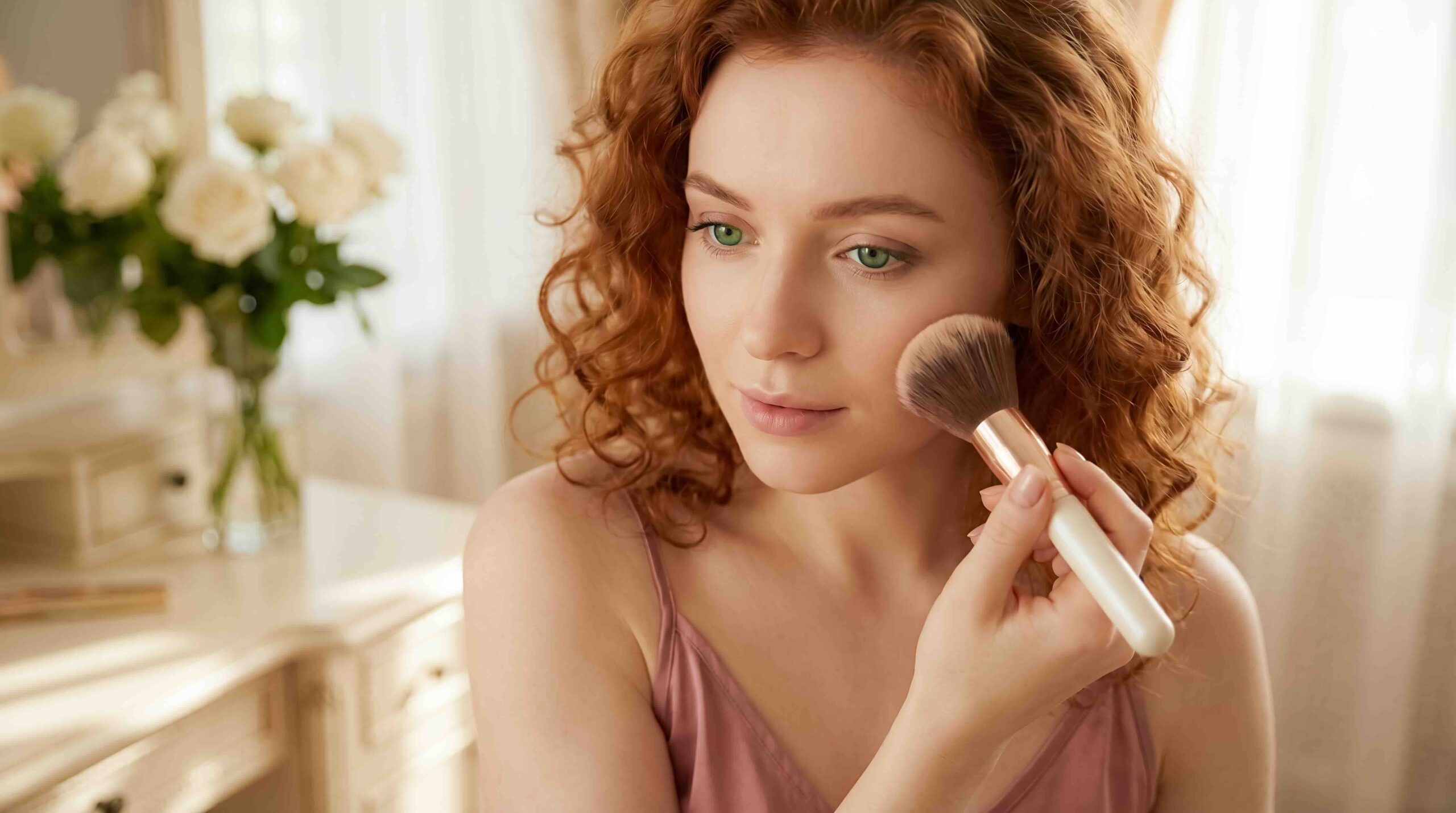 applicazione-blush-guance-con-pennello