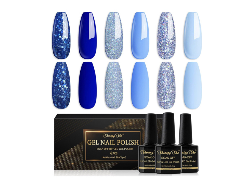unghie-blu-oceano-set