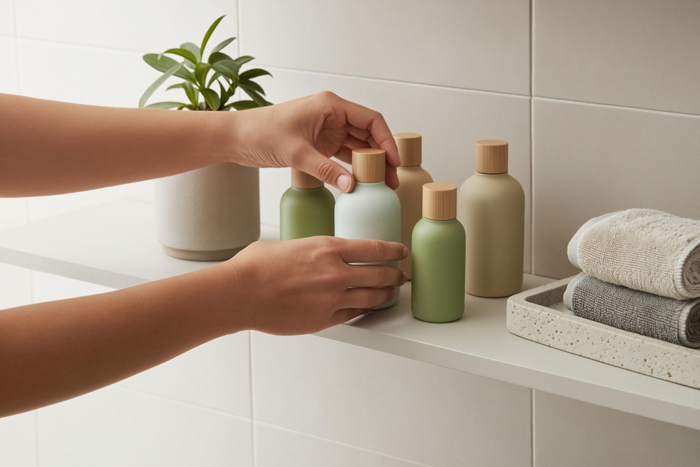 declutering-bagno-flaconi