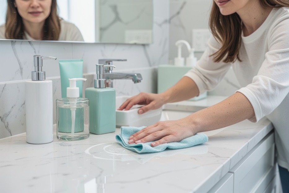 declutering-bagno-marmo 